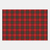 Clan Wallace Tartan Wrapping Paper Sheets Geschenkpapier Set (Vorderseite)