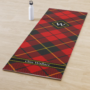 Clan Wallace Tartan Yoga Mat Yogamatte