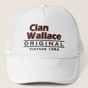 Clan Wallace Vintag anpassen Truckerkappe