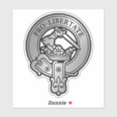 Clan Wallace Wappen Aufkleber (Blatt)