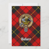Clan Wallace Wappen Einladung (Rückseite)
