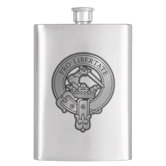 Clan Wallace Wappen Flachmann (Vorderseite)