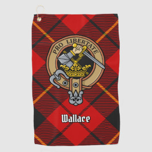 Clan Wallace Wappen Golfhandtuch