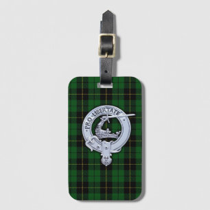 Clan Wallace Wappen & Jagd Tartan Gepäckanhänger