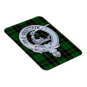 Clan Wallace Wappen & Jagd Tartan Magnet (Rechte Seite)