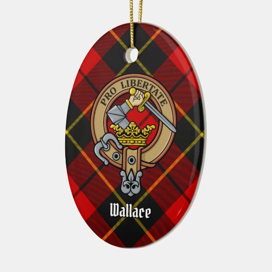 Clan Wallace Wappen Keramik Ornament (Links)