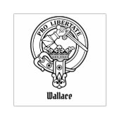 Clan Wallace Wappen Rubber Briefmarke Gummistempel (Prägung)