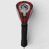 Clan Wallace Wappen & Tartan Golf Headcover (Vorderseite)