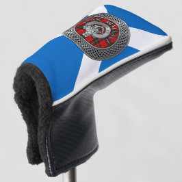 Clan Wallace Wappen & Tartan Knot Golf Headcover
