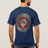 Clan Wallace Wappen & Tartan Knot T-Shirt (Rückseite)