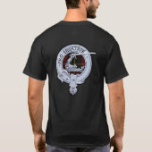 Clan Wallace Wappen & Tartan T-Shirt (Rückseite)