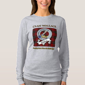 Clan Wallace Wappen & Tartan T - Shirt