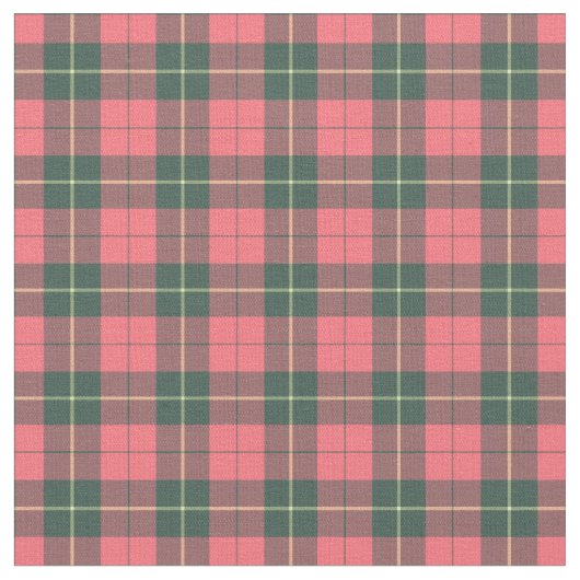 Clan Wallace Weathered Tartan Stoff (Nahaufnahme)