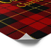 Clan Wallace's Old Stirling Bridge Pipe Tobacco Poster (Ecke)
