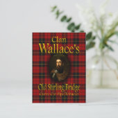 Clan Wallace's Old Stirling Bridge Pipe Tobacco Postkarte (Stehend Vorderseite)