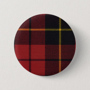 Clan-Wallacetartan-Knopf Button
