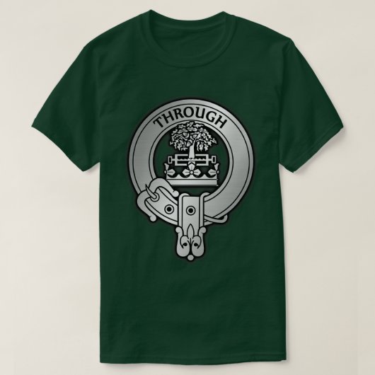 Clan Wappen Tartan 3 T-Shirt (Design vorne)
