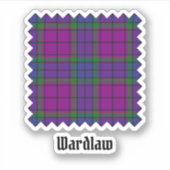 Clan Wardlaw Tartan Aufkleber (Vorderseite)