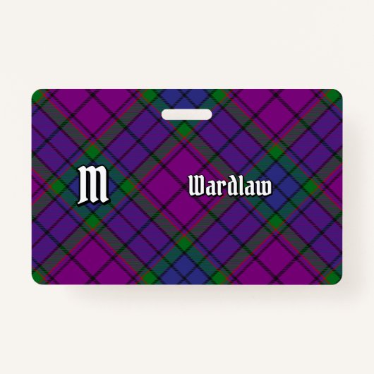 Clan Wardlaw Tartan Ausweis (Vorderseite)