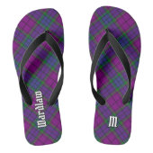Clan Wardlaw Tartan Badesandalen (Fußbett)