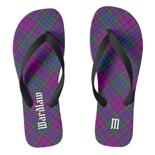 Clan Wardlaw Tartan Badesandalen (Fußbett)
