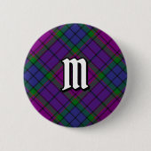 Clan Wardlaw Tartan Button (Vorderseite)