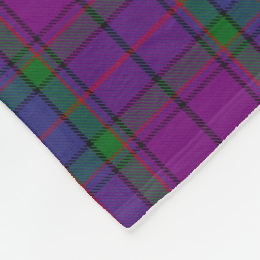 Clan Wardlaw Tartan Fleecedecke (Ecke)
