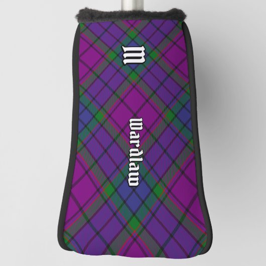 Clan Wardlaw Tartan Golf Headcover (Rotieren 90)