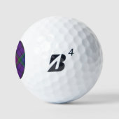 Clan Wardlaw Tartan Golfball (Logo)