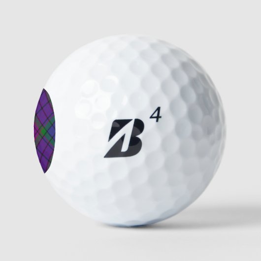 Clan Wardlaw Tartan Golfball (Logo)