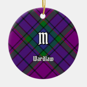 Clan Wardlaw Tartan Keramik Ornament