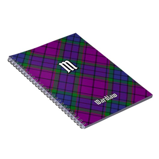 Clan Wardlaw Tartan Notizblock (Rechte Seite)