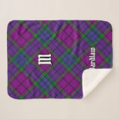 Clan Wardlaw Tartan Sherpadecke (Vorderseite (Horizontal))