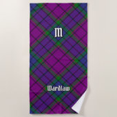Clan Wardlaw Tartan Strandtuch (Vorderseite)