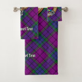 Clan Wardlaw über Tartan Badhandtuch Set (Insitu)