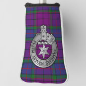 Clan Wardlaw Wappen & Tartan Golf Headcover (Rotieren 90)