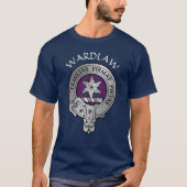 Clan Wardlaw Wappen & Tartan T-Shirt (Vorderseite)