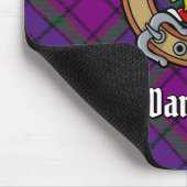 Clan Wardlaw Wappen über Tartan Mousepad (Ecke)