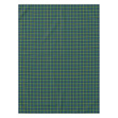 Clan Watson Bright Blue und Green Scottish Tartan Tischdecke (Vorderseite)