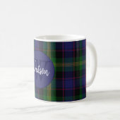 Clan Watson Mit Monogramm Kaffeetasse (VorderseiteRechts)