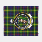 Clan Watson Modern Tartan Kariert Fleecedecke (Vorderseite (Horizontal))