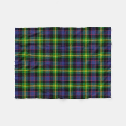 Clan Watson Tartan Kariert Fleecedecke (Vorderseite (Horizontal))