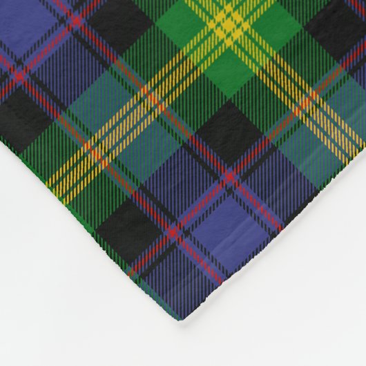 Clan Watson Tartan Kariert Fleecedecke (Ecke)