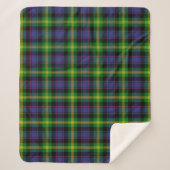 Clan Watson Tartan Kariert Sherpadecke (Vorderseite)