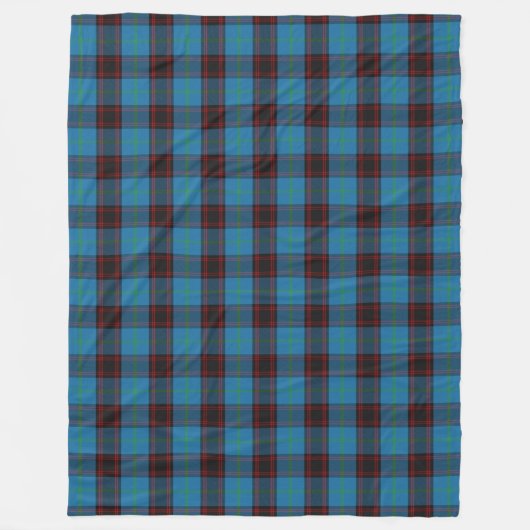 Clan Wedderburn Tartan Fleecedecke (Vorderseite)