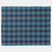 Clan Wedderburn Tartan Fleecedecke (Vorderseite (Horizontal))