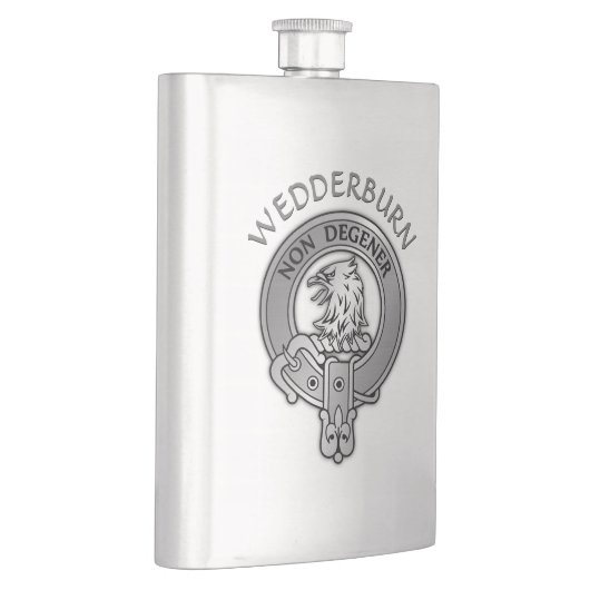 Clan Wedderburn Wappen Flachmann (Rechts)