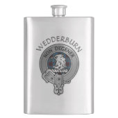 Clan Wedderburn Wappen Flachmann (Vorderseite)