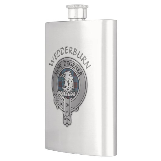 Clan Wedderburn Wappen Flachmann (Links)