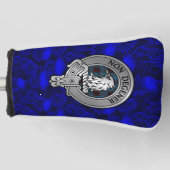 Clan Wedderburn Wappen & Tartan on Thistle Golf Headcover (Vorderseite)